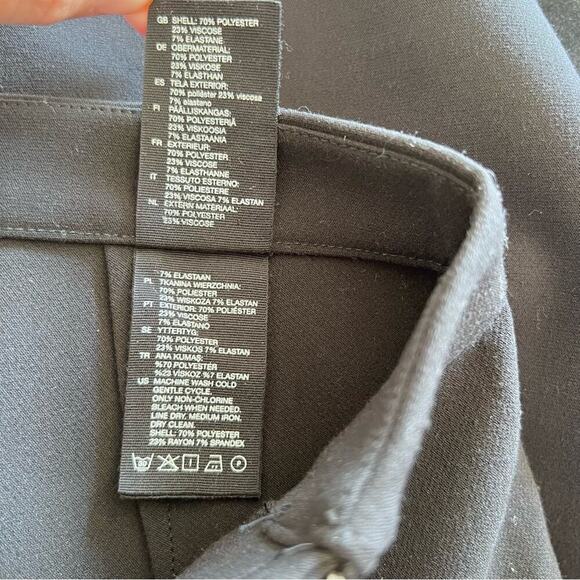 & Other Stories Black Pleated Double Zip Trousers - Picture 9 of 14